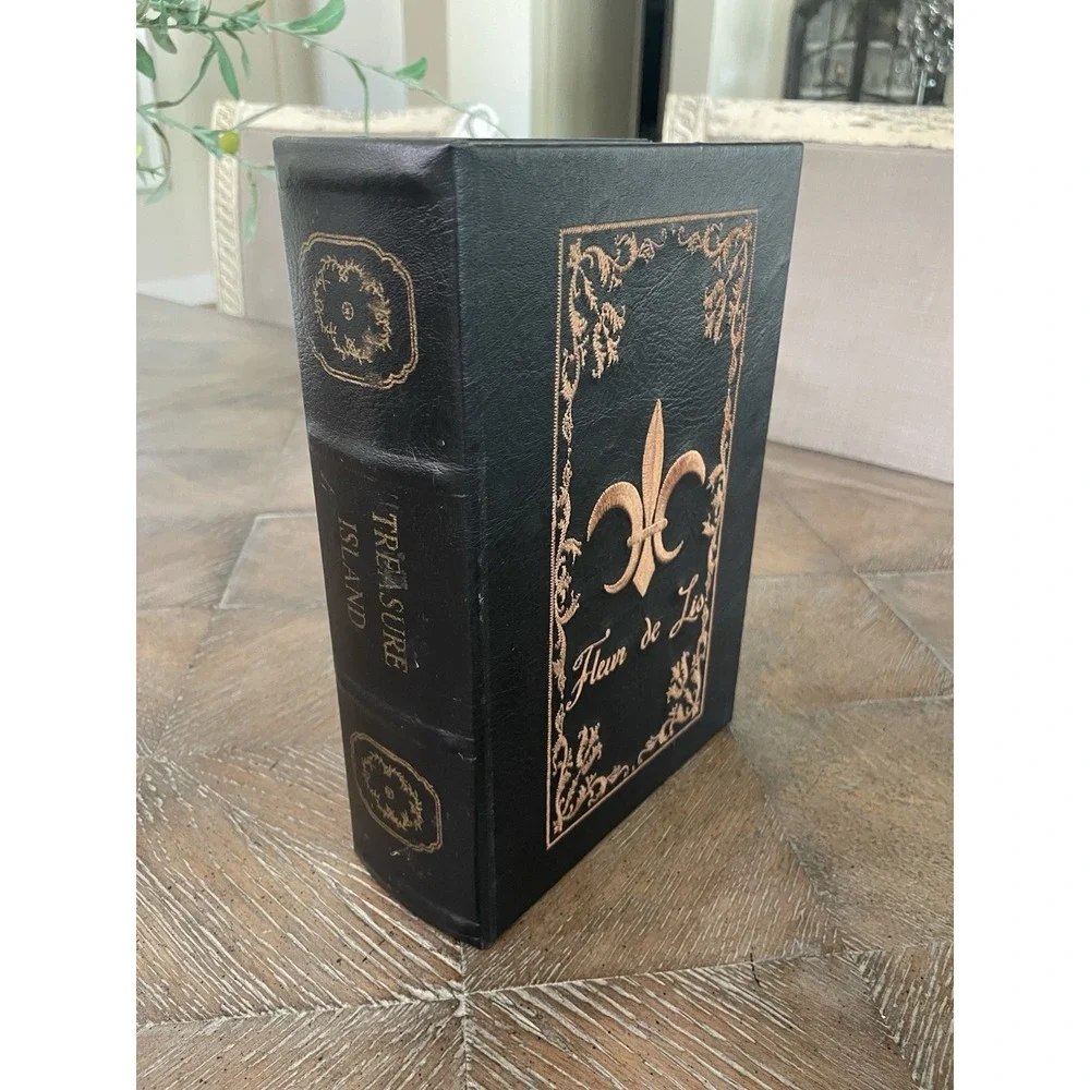 Vtg Wooden Book Box 
